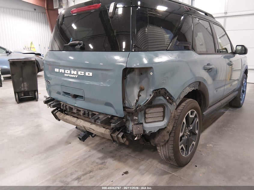 2021 Ford Bronco Sport Outer Banks VIN: 3FMCR9C63MRA40954 Lot: 45342767