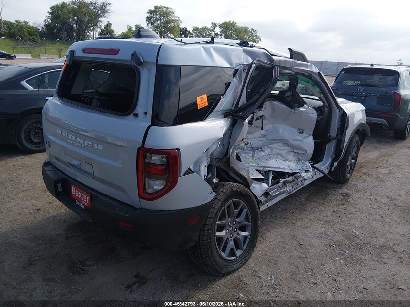 Vin: 3fmcr9bn6tre25349, lot: 45840729, ford bronco sport big bend 20264