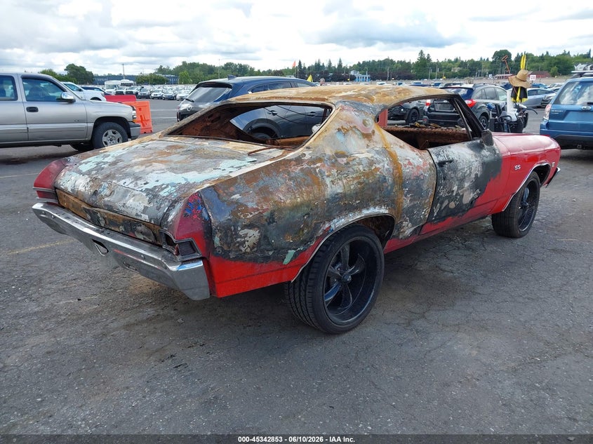 1968 CHEVROLET CHEVELLE auction photo 4