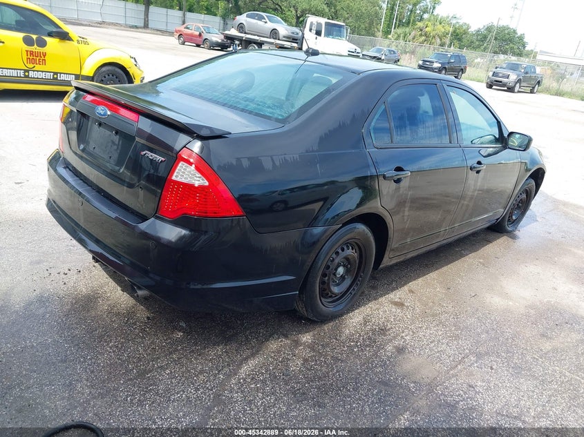 Vin: 3fahp0kc1cr254784, lot: 45840825, ford fusion sport 20124