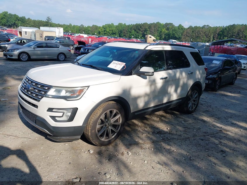Vin: 1fm5k7f88ggc24412, lot: 45840858, ford explorer limited 20162