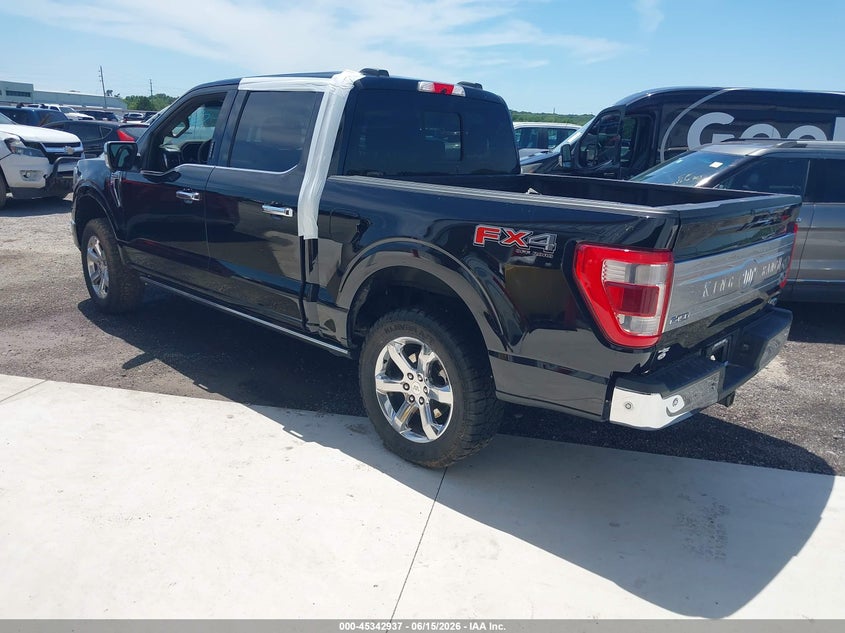 Vin: 1ftfw1e87mfc79611, lot: 45840873, ford f-150 king ranch 20213