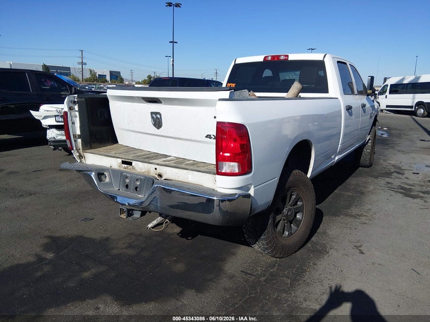 Vin: 3c63r3gl9hg534293, lot: 45841022, ram 3500 tradesman  4x4 8' box 20174