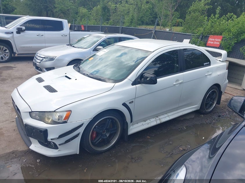 2010 Mitsubishi Lancer Evolution Se VIN: JA32W6FVXAU034002 Lot: 45343101