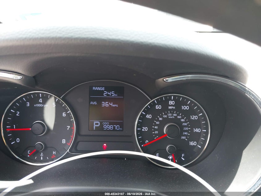 2016 KIA FORTE SEDAN 1.8L I-4 DOHC, VVT, 145HP