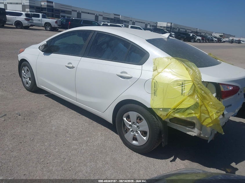 2016 KIA FORTE SEDAN 1.8L I-4 DOHC, VVT, 145HP