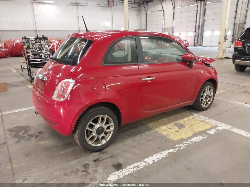 Vin: 3c3cffar2ct285176, lot: 45841141, fiat 500 pop 20124