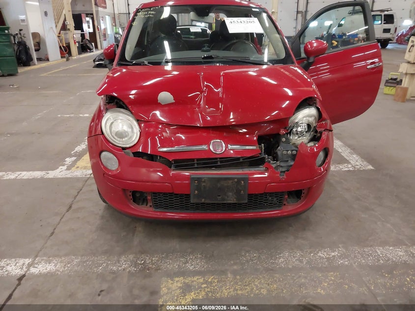 2012 Fiat 500 Pop VIN: 3C3CFFAR2CT285176 Lot: 45343205