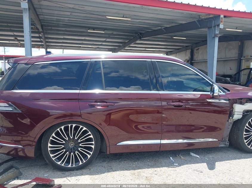 2021 Lincoln Aviator Black Label VIN: 5LM5J9XC9MGL00424 Lot: 45343218