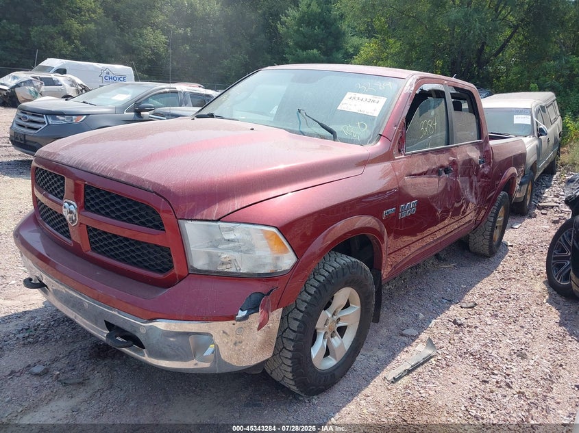 Vin: 1c6rr7lt0fs549536, lot: 45841219, ram 1500 outdoorsman 20152