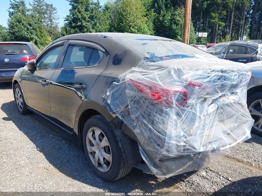 Vin: jm1bm1t74g1334953, lot: 45841229, mazda mazda3 i sport 20163