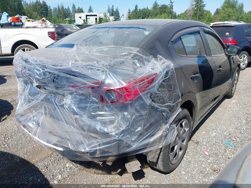 Vin: jm1bm1t74g1334953, lot: 45841229, mazda mazda3 i sport 20164