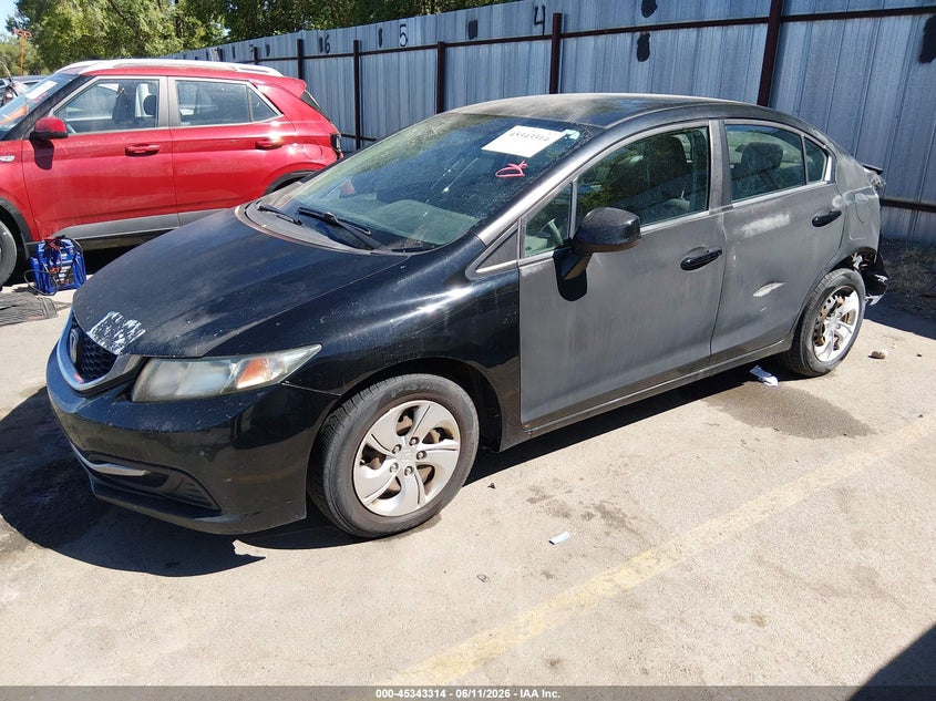 2013 HONDA CIVIC auction photo 2