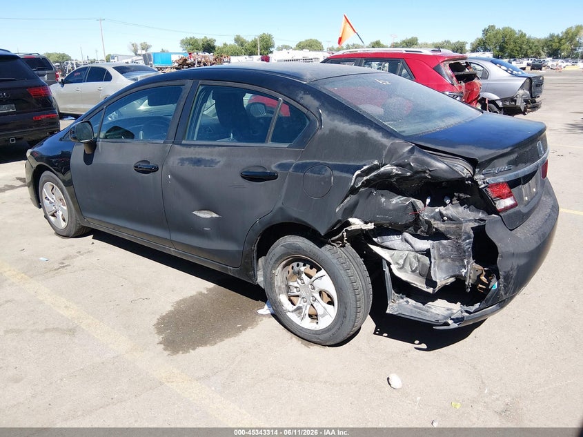 2013 HONDA CIVIC auction photo 3