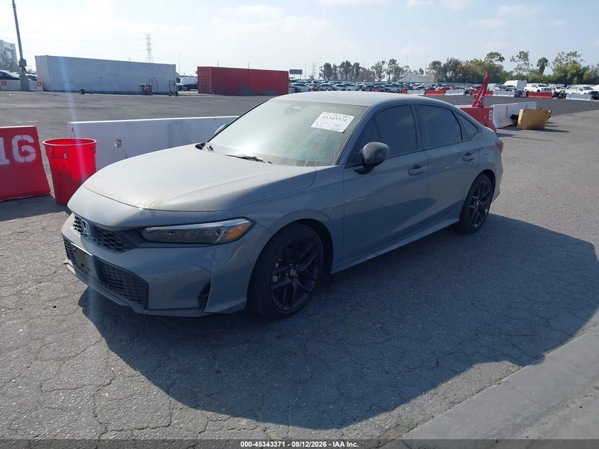 Vin: 2hgfe2f51th511714, lot: 45841307, honda civic sport 20262