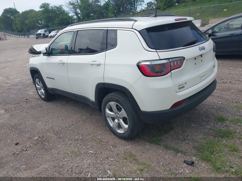 Vin: 3c4njdbb7lt100645, lot: 45841362, jeep compass latitude 4x4 20203