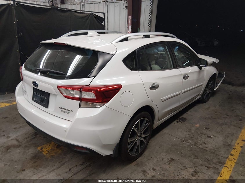 Vin: 4s3gtat64h3754718, lot: 45841376, subaru impreza 2.0i limited 20174