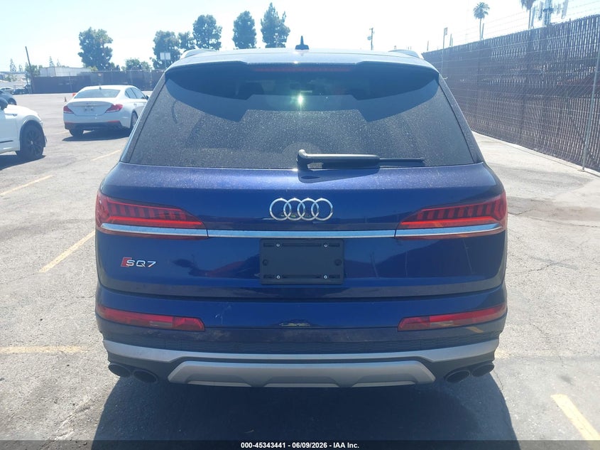 2023 Audi Sq7 Prestige Tfsi Quattro Tiptronic VIN: WA1VWBF71PD003474 Lot: 45343441