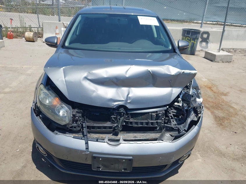 2012 Volkswagen Golf Tdi 4-Door VIN: WVWDM7AJ9CW133606 Lot: 45343468