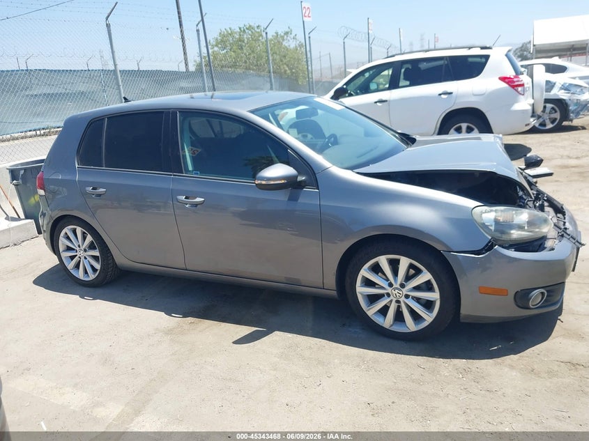 2012 Volkswagen Golf Tdi 4-Door VIN: WVWDM7AJ9CW133606 Lot: 45343468