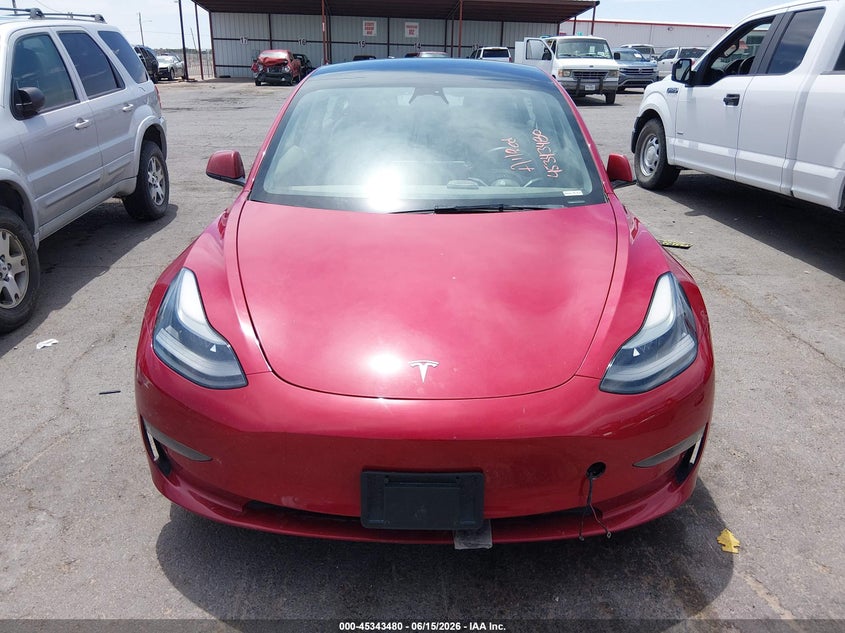 TESLA MODEL 3 2022 VIN 5YJ3E1EA2NF190656
