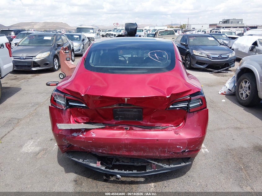 TESLA MODEL 3 2022 VIN 5YJ3E1EA2NF190656