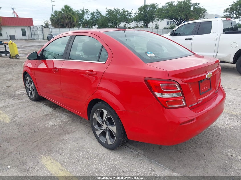 Vin: 1g1jf5sb4j4136357, lot: 45841418, chevrolet sonic premier auto 20183