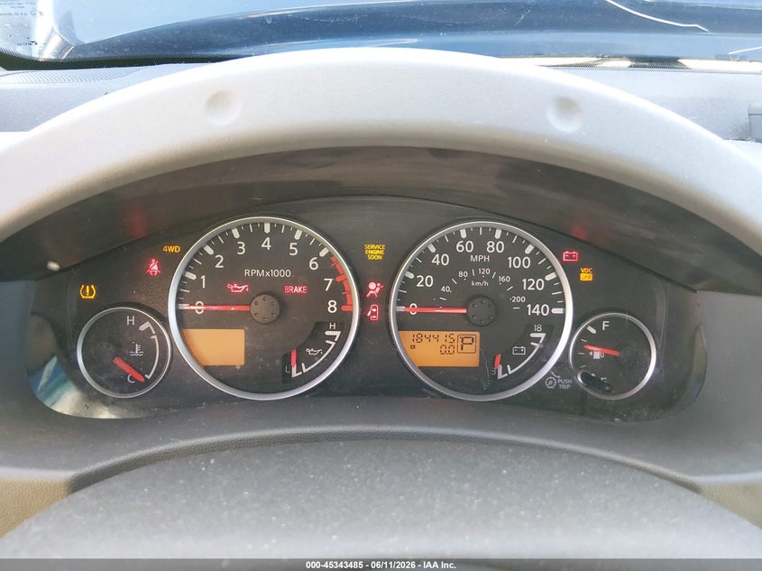 2006 Nissan Xterra Se VIN: 5N1AN08W66C537523 Lot: 45343485