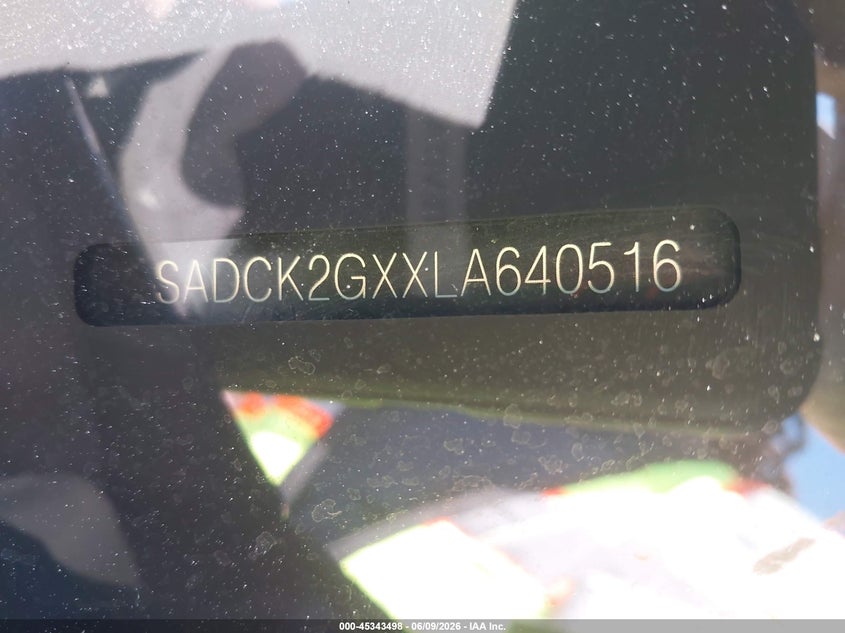 2020 Jaguar F-Pace Prestige P300 Awd Automatic VIN: SADCK2GXXLA640516 Lot: 45343498