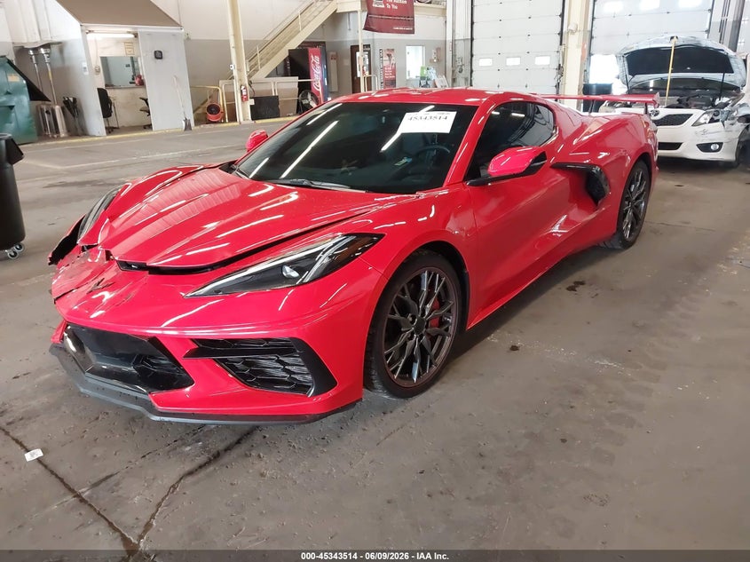 Vin: 1g1ya2d40p5137163, lot: 45841450, chevrolet corvette stingray rwd  1lt 20232