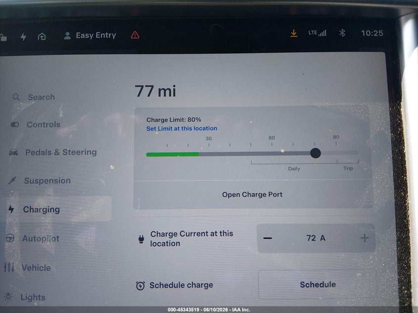2017 Tesla Model S 100D/60D/75D/90D/P100D VIN: 5YJSA1E20HF224629 Lot: 45343519