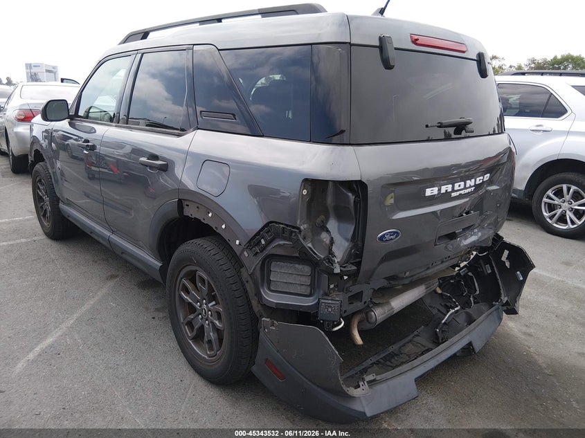VIN 3FMCR9B68MRB23331 2021 FORD BRONCO SPORT BIG BEND