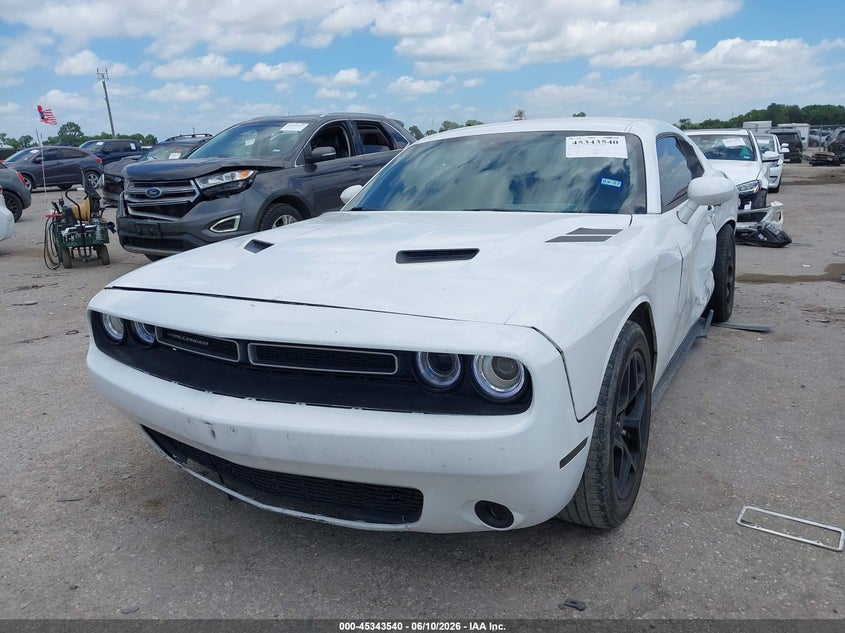 Vin: 2c3cdzag8fh861680, lot: 45841476, dodge challenger sxt 20152