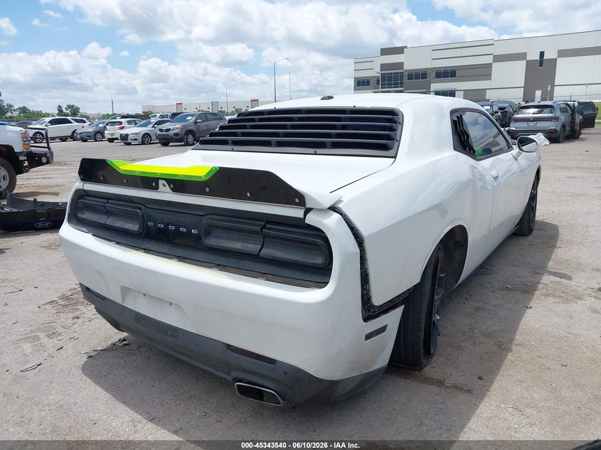 Vin: 2c3cdzag8fh861680, lot: 45841476, dodge challenger sxt 20154