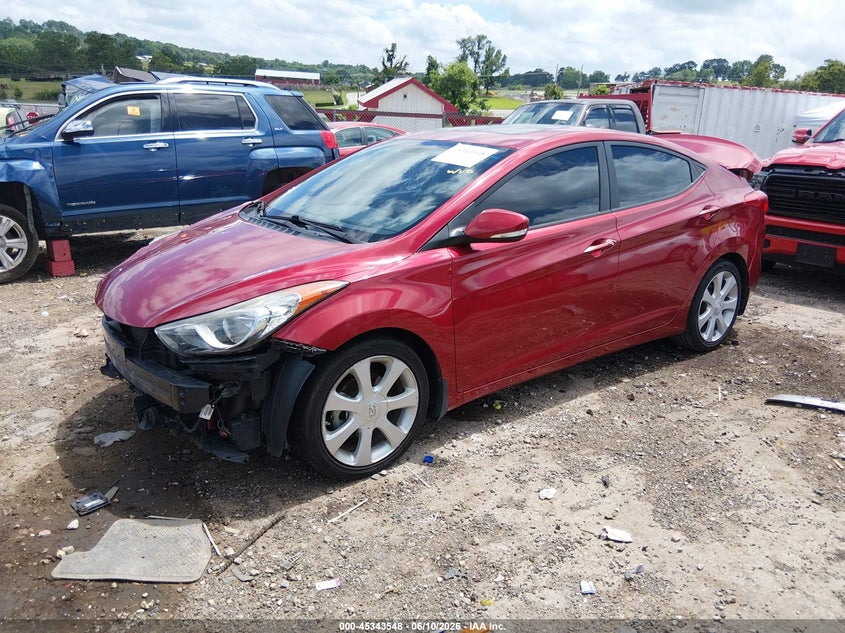 2013 Hyundai Elantra Limited 5NPDH4AE1DH419172 photo 1