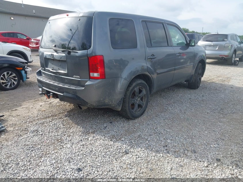 2012 HONDA PILOT auction photo 4