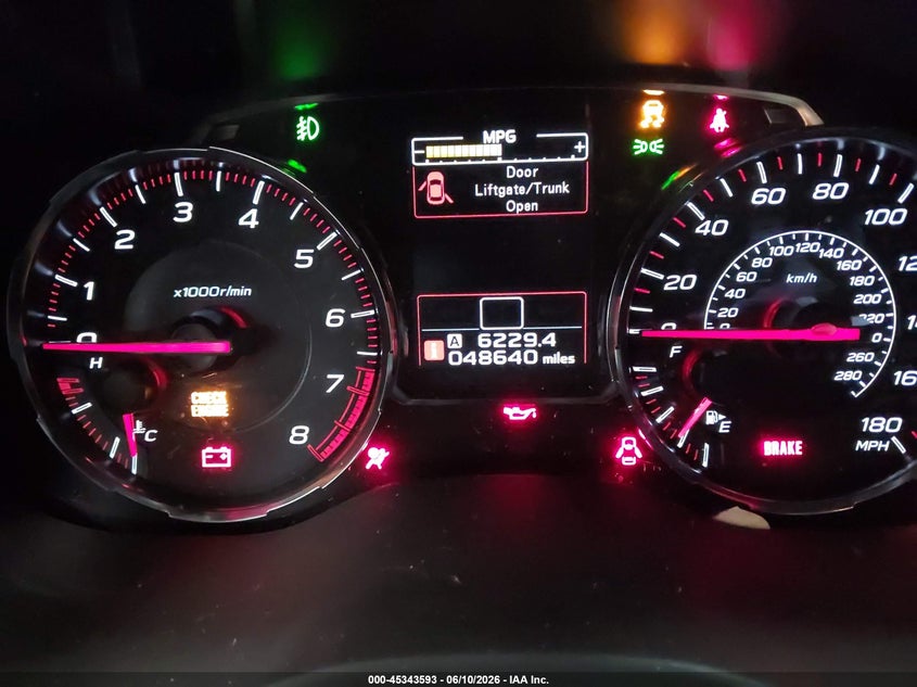 2021 Subaru Wrx Premium VIN: JF1VA1C62M9808429 Lot: 45343593