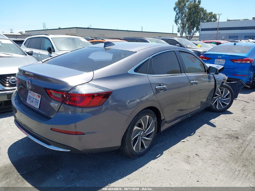 2020 Honda Insight Touring VIN: 19XZE4F91LE007542 Lot: 45343610