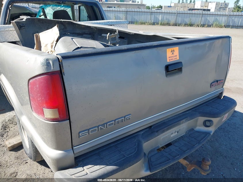 2002 GMC Sonoma Sls VIN: 1GTCS195528237793 Lot: 45343639