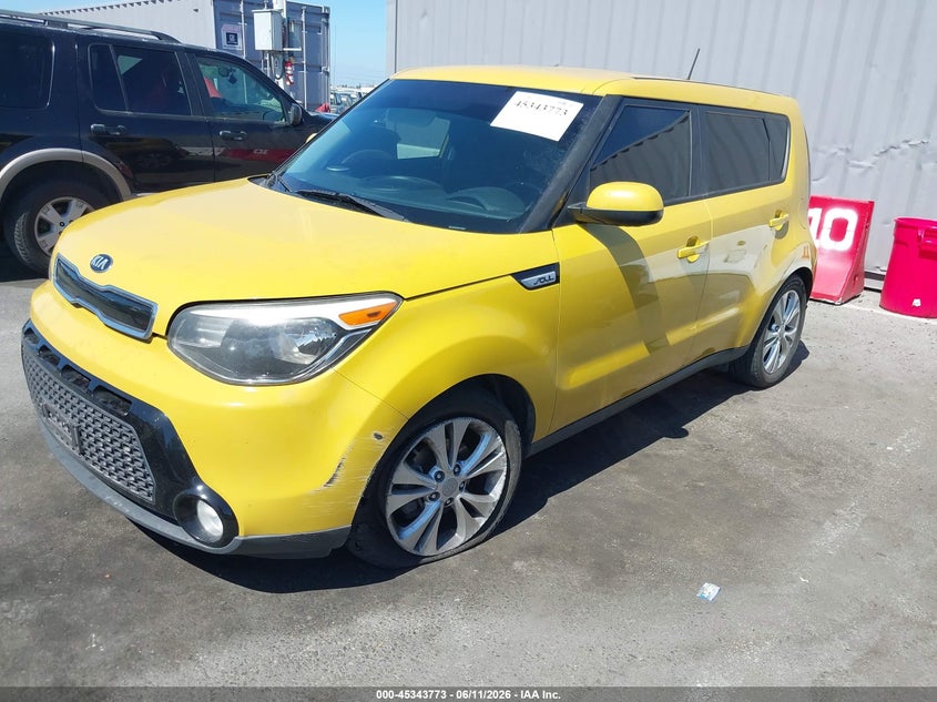 Vin: kndjp3a54g7238608, lot: 45841709, kia soul + 20162