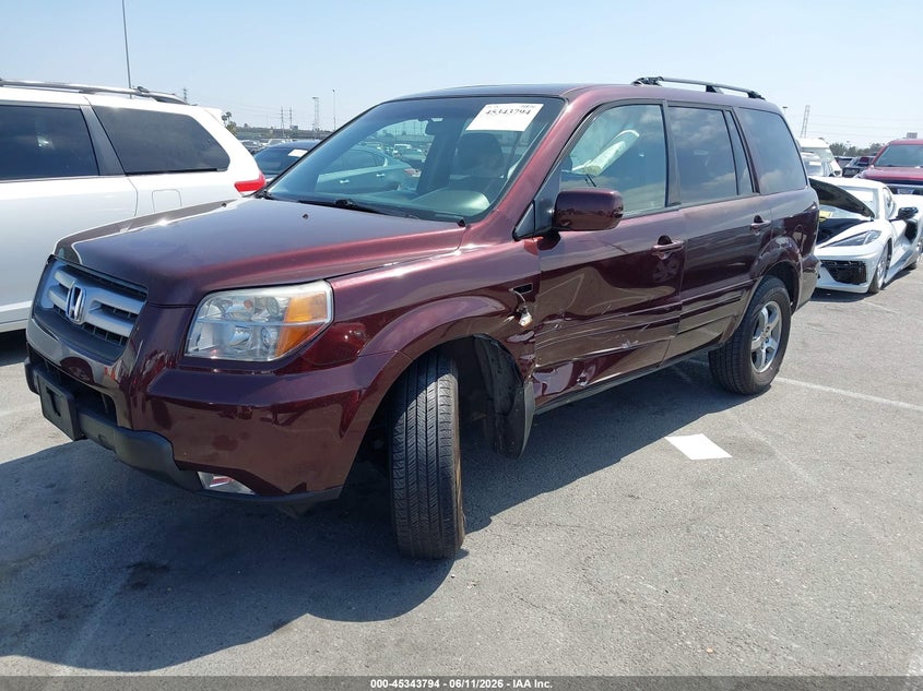 2008 HONDA PILOT auction photo 2
