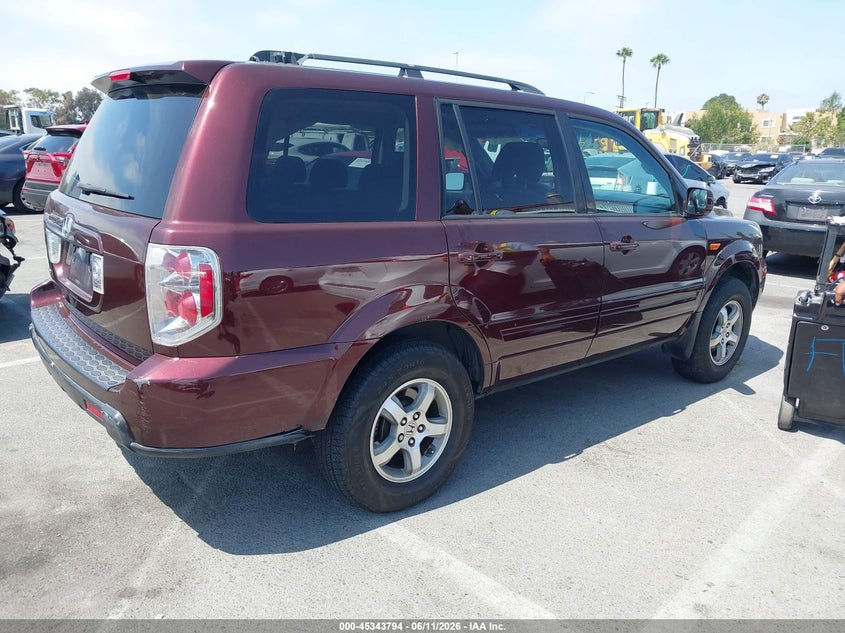 2008 HONDA PILOT auction photo 4