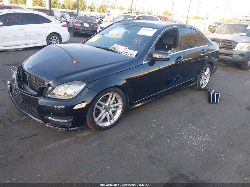 2014 Mercedes-Benz C 250 Sport WDDGF4HB6EG187761 photo 1