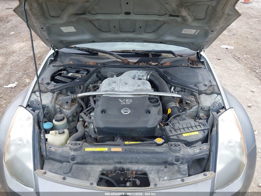 2003 Nissan 350Z Touring VIN: JN1AZ34D93T107515 Lot: 45343875