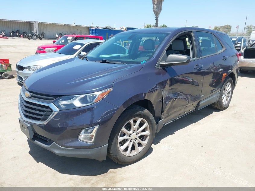 Vin: 3gnaxhev7kl238105, lot: 45841826, chevrolet equinox ls 20192
