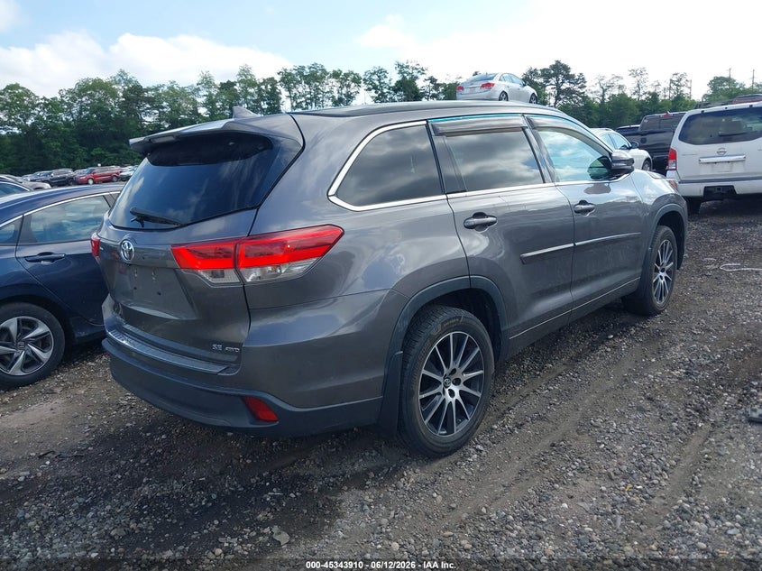 2017 TOYOTA HIGHLANDER SPORT UTILITY VEHICLE 3.5L V-6 DI, DOHC, VVT, 295HP