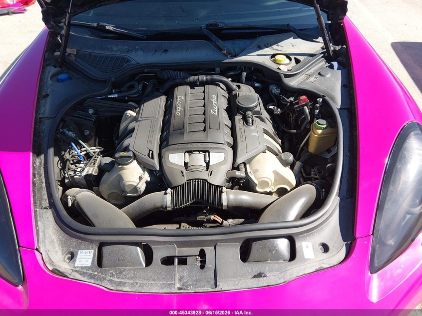 2012 Porsche Panamera Turbo VIN: WP0AC2A72CL090435 Lot: 45343928