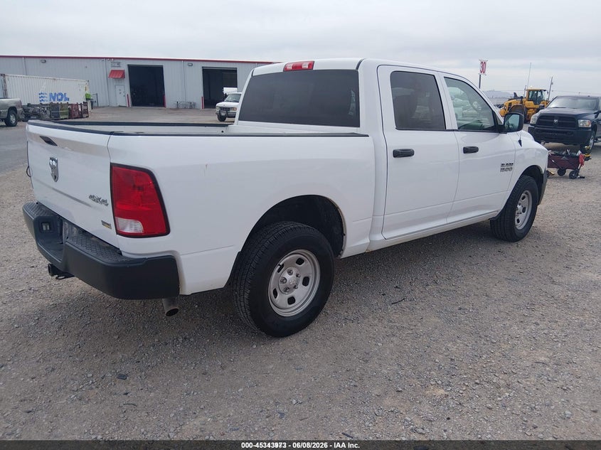 Vin: 1c6rr7kg2js315864, lot: 45841909, ram 1500 tradesman  4x4 5'7 box 20184