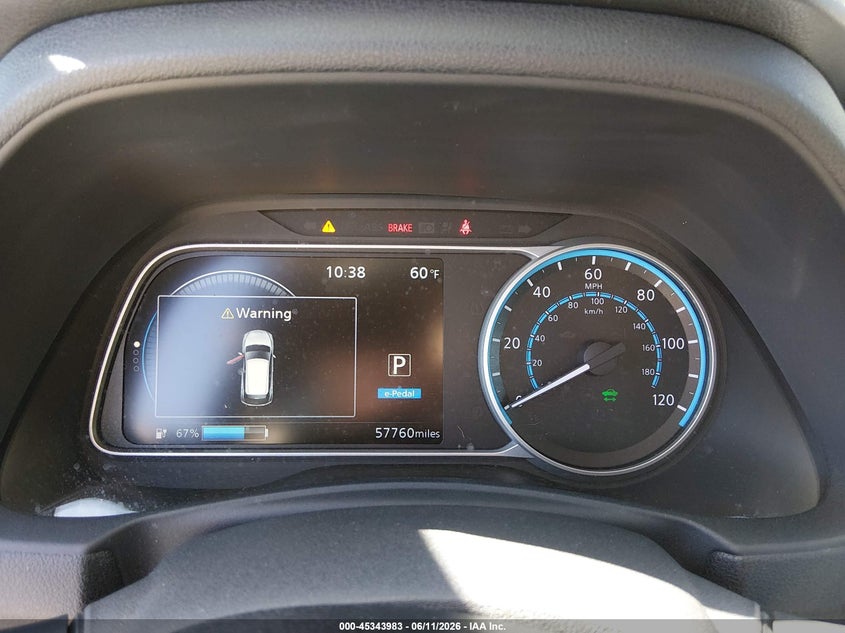 2018 Nissan Leaf Sv VIN: 1N4AZ1CP7JC306160 Lot: 45343983
