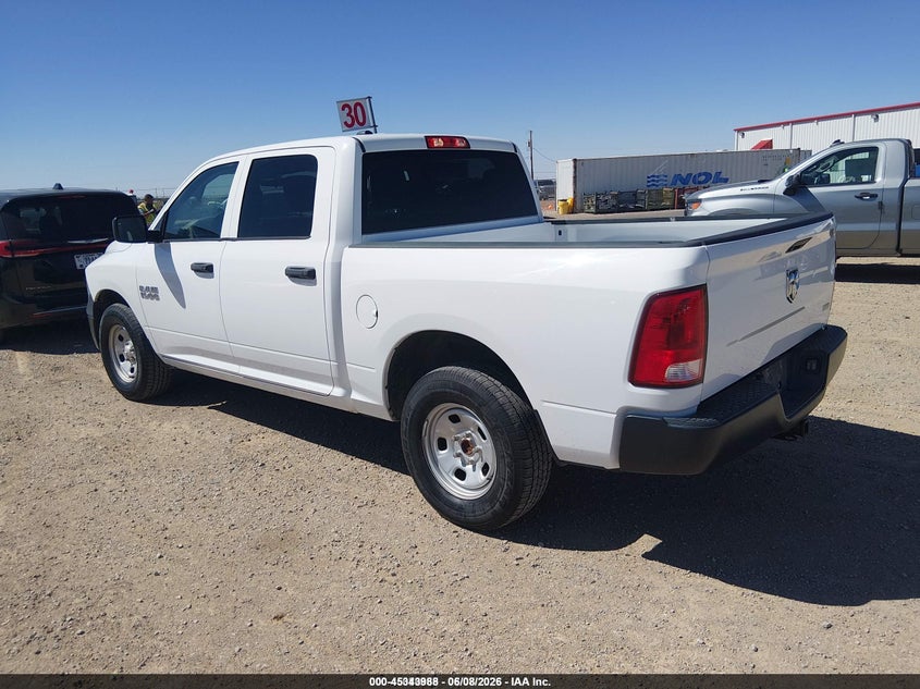 Vin: 1c6rr6kg5js317182, lot: 45841924, ram 1500 tradesman  4x2 5'7 box 20183